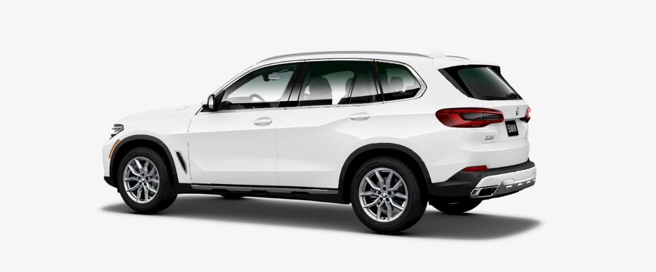 2019 BMW X5 xDrive40i Rear White Exterior 2019 BMW X5 xDrive40i Rear White Exterior